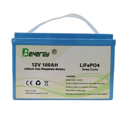 BMS RV Lifepo4電池12v 100ahのリチウム イオン電池は詰まる